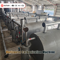 Four de carbonisation horizontal industriel pour le traitement des coques de noix de palme et des déchets agricoles