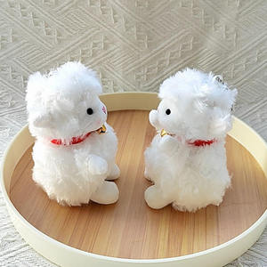 Porte-clés mignon en peluche mouton, pendentif animal agneau pour anniversaires et occasions spéciales, super doux, matériau principal en coton PP, personnalisable - Product Image 6
