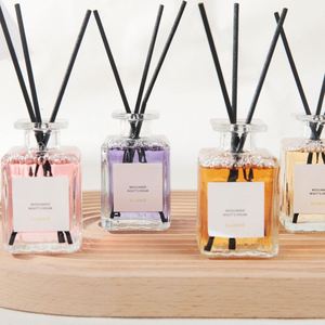Custom Packing Glass Bottle Perfume Essential Oil <b>Reed</b> Aroma Sets Fragrance Scented <b>Diffuser</b> <b>for</b> Home - Product Image 4