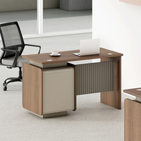 Table de bureau à prix réduit, bureau moderne et simple en mélamine, nouvelle collection 2025, provenance Chine Foshan