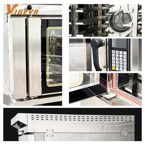 Horno Rotatorio de Aire Caliente Comercial de 5 Bandejas, Horno de Acero Inoxidable de Alta Eficiencia para Pan, <span class=keywords><strong>Pizza</strong></span> y Productos de Panadería - Product Image 6