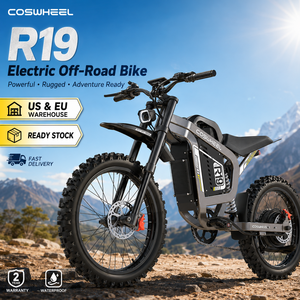 Motocicleta Todoterreno R19 para Adultos, 9000W, 72V, 40Ah, 96km/h, Suspensión Completa, Motocicleta Eléctrica - Product Image 1