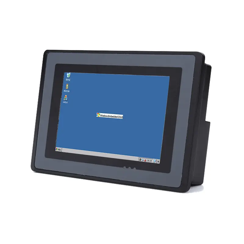 Kostenloses Logo Proface HMI PLC All-in-One-Computer billig WinCE-System 6.0 5-Zoll-Touchscreen-Panel PC-Industrie HMI-Panel