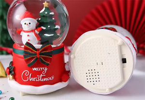 Hot Sale Custom Logo Printed Christmas Gift Large Bow Music Gift Box Santa Claus <b>Crystal</b> <b>Ball</b> - Product Image 3