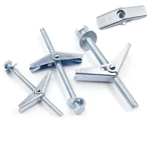 Boulon <span class=keywords><strong>à</strong></span> aiguiser en acier, extension de boulon <span class=keywords><strong>à</strong></span> bascule en acier, carbone galvanisé, écrou tubulaire, feuille <span class=keywords><strong>creuse</strong></span>, bouchons prédéfinis, <span class=keywords><strong>vis</strong></span> multifix - Product Image 5