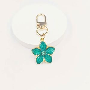 Customizable New Cross-border Sale Korean Style Simple Cute Girl Pear Flower Zinc Alloy Pendant Keychain <b>Bag</b> Small <b>Gift</b> Model - Product Image 6