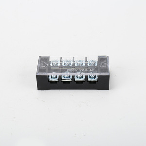 Bloc de bornes fixe Guan Yang Tb-25a4p 25A 300V en matériau PBT 4 pôles pour câblage électrique - Product Image 2