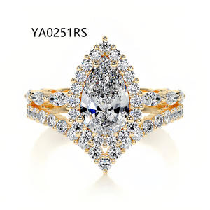 Anillo de Boda Apilable de Lujo Ligero para Mujer, de Alta Gama, Plata de Ley S925, Moissanita de 1 Quilate con Engaste de Bisel - Product Image 6