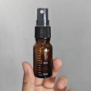 Vente en gros de flacons compte-gouttes en verre ambré de 5 ml, 15 ml, 20 ml, 100 ml, 10 ml, 30 ml, 50 ml, flacon pulvérisateur pour huile capillaire avec graduation graduée - Product Image 1