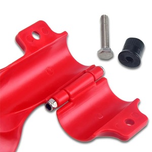 Support de canne à pêche Boyuan en plastique rouge, support ergonomique pour une meilleure prise en main de la canne. - Product Image 1