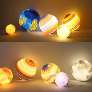 Lampe suspendue nordique Planet de 20 à 150 cm, lampe suspendue créative, E27, boule acrylique, <span class=keywords><strong>suspension</strong></span> décorative, lustre, lampes suspendues - Product Image 4