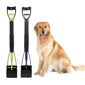 Recogedor de Excrementos de Perro Portátil y Ecológico de ABS+PP con Mango Largo Plegable de 70 cm, Herramienta de Limpieza de Mascotas con Estilo Moderno - Product Image 1