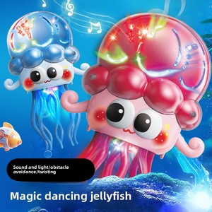 Jouets électriques musicaux lumineux pour enfants, méduse et pieuvre dansantes magiques, mouvement automatique, évitement d'obstacles omnidirectionnel - Product Image 3