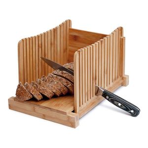 Bamboo Bread Slicer Creative Home Toast Slicer European Style Wooden Bread and Ham Slicer - Product Image 3