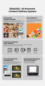 ป้ายดิจิทัลติดผนังขนาด 32-98 นิ้ว 4K HD ป้องกันแสงสะท้อน สำหรับใช้งานเชิงพาณิชย์ พร้อมระบบจัดการเนื้อหาในตัว รองรับการจัดวางหลายโซน เหมาะสำหรับห้างสรรพสินค้า ร้านค้า และห้องโถง - Product Image 6