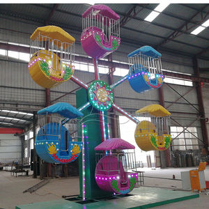 Mini <span class=keywords><strong>Grande</strong></span> <span class=keywords><strong>Roue</strong></span> en Fibre de Verre et Acier pour Adultes - Attraction de Parc d'Aventures Intérieur pour Centres Commerciaux - Product Image 2