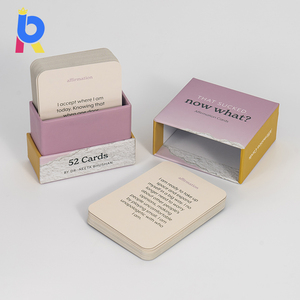 Personalice su diseño Impresión de tarjetas de afirmación de lujo con caja de regalo de cierre magnético - Product Image 3