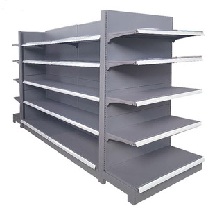 Étagères de supermarché en acier multicouches Chuangmeijia / Étagères murales en métal de haute qualité à double/simple face fixes/<span class=keywords><strong>rotatives</strong></span> - Product Image 3