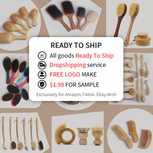 Spazzola per <span class=keywords><strong>capelli</strong></span> e <span class=keywords><strong>pettine</strong></span> per bambini in bambù a forma di orso - Product Image 4