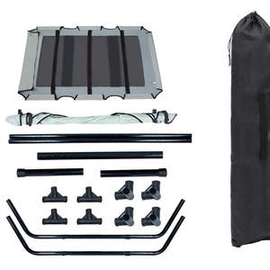 이동식 차양 차양이있는 휴대용 야외 애완 동물 개 캠핑 침대 텐트 제기 냉각 개 침대 - Product Image 6