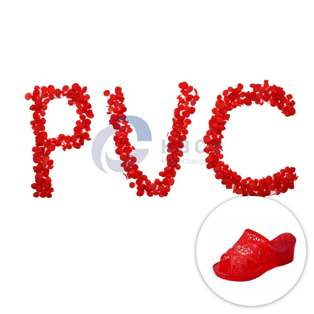 Produsen Bahan Pvc Granule Penampilan dan Warna Transparan Pvc Granule untuk Sepatu Bot Hujan Sol Sepatu