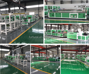 Línea de producción de puerta Wpc/máquina de fabricación de paneles de puerta de madera compuestos de plástico PVC/extrusión de perfil WPC automática - Product Image 6