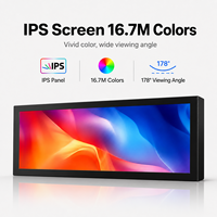 Pantalla LCD de Barra de 28.6 Pulgadas con Android WIFI de 700nits para Publicidad en Supermercados, Pantalla LCD Extensible