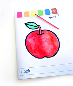 PAPIER DE COLORATION DE PEINTURES À L'<span class=keywords><strong>EAU</strong></span> AVEC ANIMAL, OCÉAN, FRUITS ET THÈMES D'OUTILS DE TRAFIC POUR LES VENTES POUR LES ENFANTS 2023 - Product Image 6
