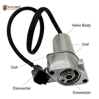 Valvola Solenoide per Pompa Idraulica Principale 702-21-07311 Compatibile con il Circuito di Controllo dell'Escavatore Komatsu PC130-7
