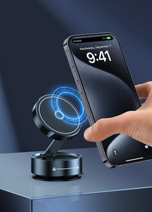2025 accessoires de voiture support d'aspiration amélioré support de téléphone de voiture magnétique pliable pour <span class=keywords><strong>Magsafe</strong></span> <span class=keywords><strong>iPhone</strong></span> 16 Pro Max 15 14 13 <span class=keywords><strong>12</strong></span> - Product Image 4