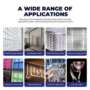 Sellador de silicona transparente, adhesivo ecológico resistente a la intemperie de alta transparencia <span class=keywords><strong>para</strong></span> ladrillos de vidrio, pegamento impermeable <span class=keywords><strong>para</strong></span> <span class=keywords><strong>ventanas</strong></span> - Product Image 4