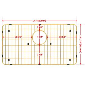 रसोई सिंक ग्रिड और सिंक रक्षक स्टेनलेस स्टील सुनहरे रंग धातु भंडारण धारक और रैक बहुकार्य रसोई उत्पाद - Product Image 2
