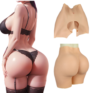 Bragas acolchadas de gran tamaño falsas y <span class=keywords><strong>Bumbum</strong></span> Butt Enhancement Big Hips Up Buttocks pantalón de silicona para glúteos - Product Image 5