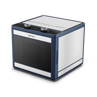 Déshydrateur alimentaire mécanique à 6 plateaux, commande simple par bouton (température et marche/arrêt), sans minuteur, utilisation facile, 400W-600W