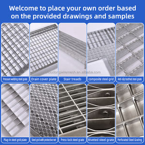 Rejilla de Drenaje de Hierro Galvanizado por Inmersión en Caliente, Duradera y Resistente al Agua con Cubierta de Rejilla de Acero - Product Image 6