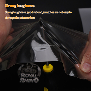ROYAL RHINO - Pellicola Protettiva per Auto in TPU TPH PPF, Disponibile in Pronta Consegna, 1.52*15M Trasparente / <span class=keywords><strong>Nero</strong></span> Lucido / <span class=keywords><strong>Nero</strong></span> Opaco - Product Image 3