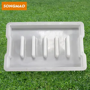 Songmao White Plastic Concrete/Cement Paver Block Molds Paving Molds Plastic For Gardens And Road