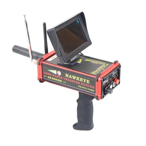 เครื่องตรวจจับโลหะใต้ดิน HAWKEYE GR-1000 Plus รุ่นพลาสติก สำหรับค้นหาทอง เงิน ทองแดง สีแดง ระยะตรวจจับ 25-50 เมตร ระยะตรวจจับไกล 100-1000 เมตร - Product Image 1