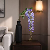 115CM Batang Bunga Wisteria Buatan untuk Dekorasi Rumah