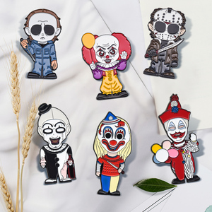 Chất Lượng Cao Bướm Khóa Kinh Dị <span class=keywords><strong>Scream</strong></span> Ma Men Pins Trong Kho Trâm Halloween Ve Áo Pin - Product Image 2