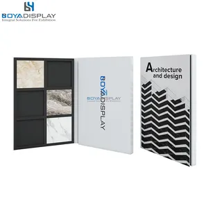 Customized Paper Cardboard Plastic Ceramic Tile Sample Book Folder Marble Granite Quartz Stone Tile Sample Folder Book