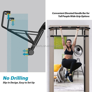 Barra de Dominadas Antideslizante de Hierro Fundido con Logotipo Personalizado para Gimnasio en Casa - Product Image 5