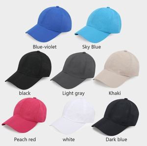 Custom Outdoor Summer Quick-Drying <b>Sunscreen</b> & Breathable Quick Dry Hats Embroidery Logo Perforated Soft Baseball Cap - Product Image 3