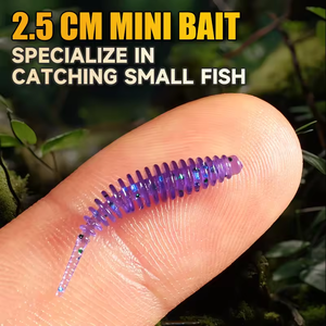 Siêu Lục Địa sâu mồi mồi mềm tanta 25mm/100pcs Mồi Câu Cá pesca cá chép cá vược thu hút isca nhân tạo - Product Image 4