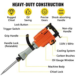<span class=keywords><strong>Marteau</strong></span> de démolition électrique, avaoli, <span class=keywords><strong>ryobi</strong></span> - Product Image 6
