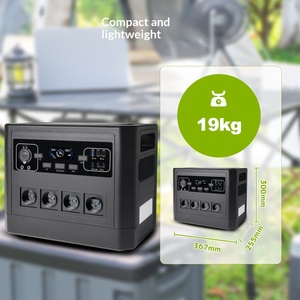 Station d'alimentation portable d'extérieur Tuyang 2000W, stockage d'énergie haute capacité, 110V/220V pour l'extérieur, approvisionnement direct usine - Product Image 3