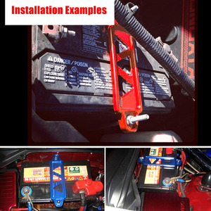 Cusco Aluminum Battery Mount <b>Bracket</b> BTD003 3-Hole Triangular Design For Car General Use - Product Image 4