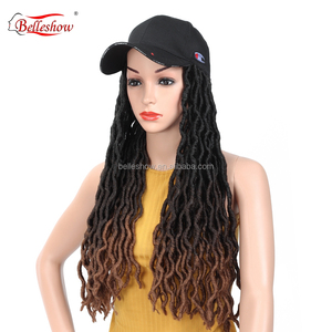 18 pulgadas sintético ombre dreadlock trenzas de pelo golden locs rizado África Twist diosa faux locs negro baloncesto - Product Image 5