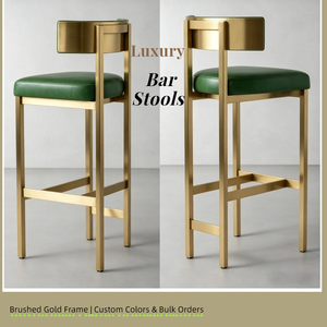 <span class=keywords><strong>Tabouret</strong></span> <span class=keywords><strong>de</strong></span> <span class=keywords><strong>bar</strong></span> <span class=keywords><strong>de</strong></span> luxe personnalisé, structure en métal doré <span class=keywords><strong>brossé</strong></span>, <span class=keywords><strong>tabouret</strong></span> <span class=keywords><strong>de</strong></span> comptoir en similicuir vert pour <span class=keywords><strong>bar</strong></span>, pub, îlot <span class=keywords><strong>de</strong></span> cuisine, café, restaurant - Product Image 1