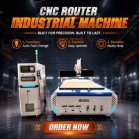 Router CNC de Alta Precisión 1325 con Mesa de Vacío, Husillo de 7.5kW y Cambiador Automático de Herramientas